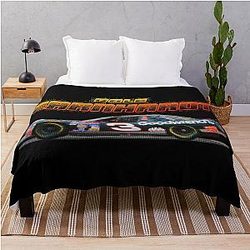 Dale Earnhardt Pixel Art Throw Blanket