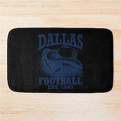 Art and Dallas Cowboys Bath Mat