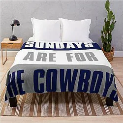 Sundays are for the Cowboys, Dallas Cowboys Throw Blanket
