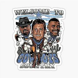Art Dallas Cowboys Sticker