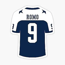 Tony Romo Dallas Cowboys Sticker