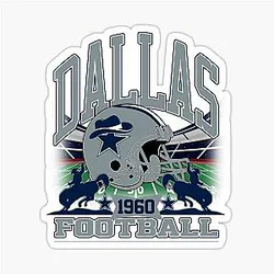 Art Dallas Cowboys Sticker