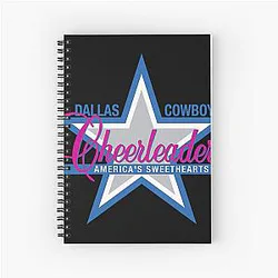 The Dallas Cowboys Cheerleaders Icon Classic T-Shirt Spiral Notebook
