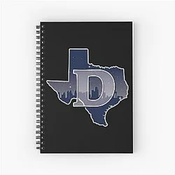 Art Dallas Cowboys Notebook