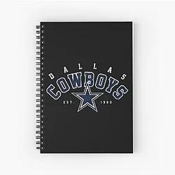 Art Dallas Cowboys Notebook
