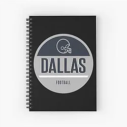 Art Dallas Cowboys Notebook
