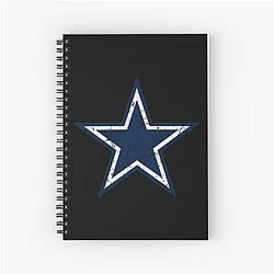Art Dallas Cowboys Notebook