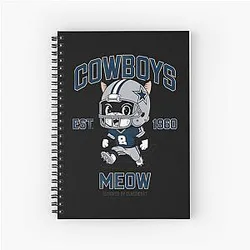 Art Dallas Cowboys Notebook