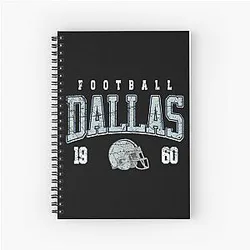 Art Dallas Cowboys Notebook