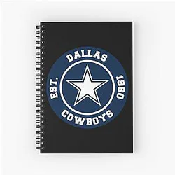 Art Dallas Cowboys Notebook