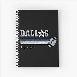 Art Dallas Cowboys Notebook