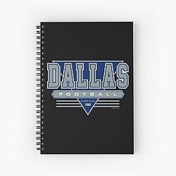Art Dallas Cowboys Notebook