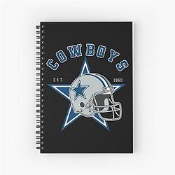 Art Dallas Cowboys Notebook