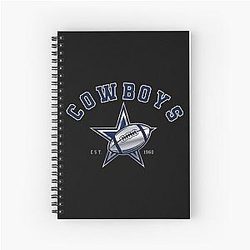 Art Dallas Cowboys Notebook