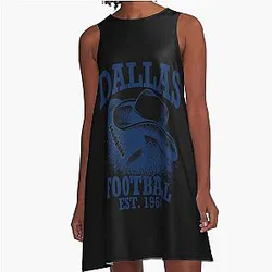 Art Dallas Cowboys A-Line Dress