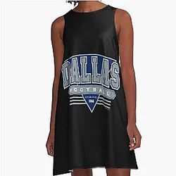 Art Dallas Cowboys A Line Dress