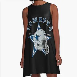 Art Dallas Cowboys A-Line Dress