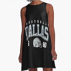 Art Dallas Cowboys A Line Dress