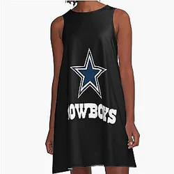 Art Dallas Cowboys A Line Dress