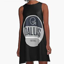 Art Dallas Cowboys A Line Dress