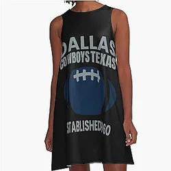 Art Dallas Cowboys A-Line Dress