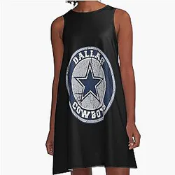 Art Dallas Cowboys A Line Dress