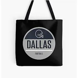 Art Dallas Cowboys All Over Print Tote Bag