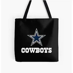 Art Dallas Cowboys All Over Print Tote Bag