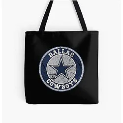 Art Dallas Cowboys All Over Print Tote Bag
