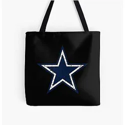 Art Dallas Cowboys All Over Print Tote Bag