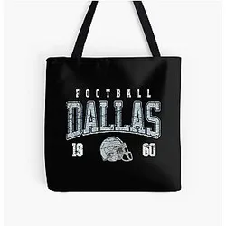 Art Dallas Cowboys All Over Print Tote Bag