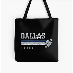Art Dallas Cowboys All Over Print Tote Bag