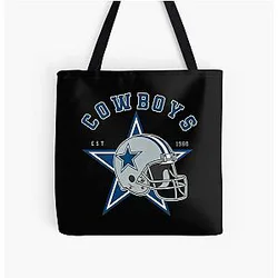 Art Dallas Cowboys All Print Tote Bag