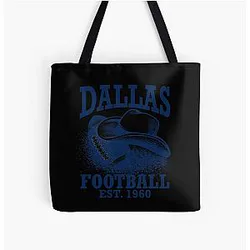 Art Dallas Cowboys All-Over-Print Tote Bag