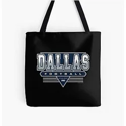 Art Dallas Cowboys All Over Print Tote Bag
