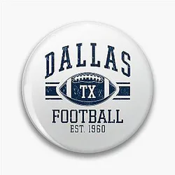 Vintage Distressed Dallas Cowboys Football Team Texas Sport Gift Pin
