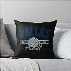 Art for Dallas Cowboys Throw Pillow