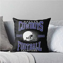 Art Dallas Cowboys Throw Pillow