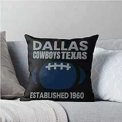 Art Dallas Cowboys Throw Pillow