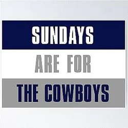Sundays are for the Dallas Cowboys