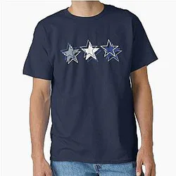 Dallas Cowboys Navy Background Classic T-Shirt