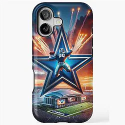 Dallas Cowboys Fan Art - NFL Football Phone Case & Gifts iPhone Tough Case