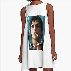 Mens Women Dallas The Outsiders 80s Movie Graphic Tee All Sizes Colors A-Line Dress