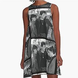 The Outsiders - Ponyboy Curtis and Johnny Cade - Vintage A-Line Dress