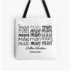 Dallas Winston All Over Print Tote Bag