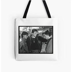 The Outsiders and Ponyboy Curtis, Johnny Cade, Dallas Winston - Vintage Print Tote Bag