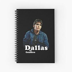 Dallas Winston The Outsiders Spiral Notebook