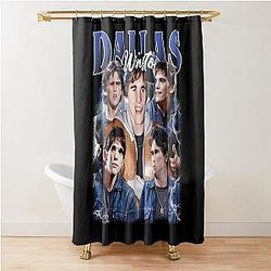 Vintage Dallas Shower Curtain