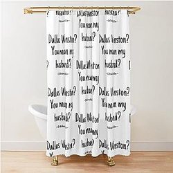 Dallas Winston Husband Shower Curtain