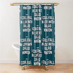 Iheart Dallas Shower Curtain